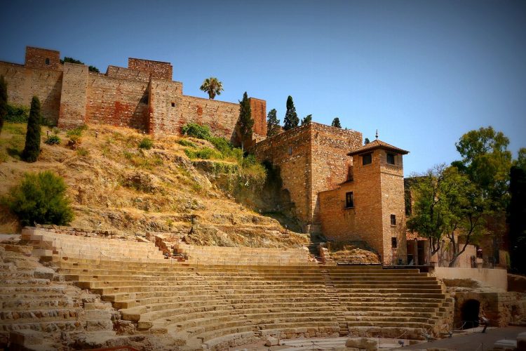Amphitheater vor dem Alcazaba in Malaga
